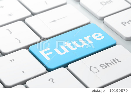 Time concept: Future on computer keyboard background Time concept: Future on computer keyboard background 10199879