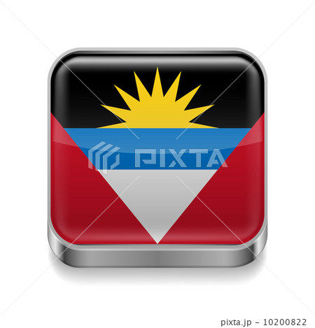 Metal icon of Antigua and Barbuda Metal icon of Antigua and Barbuda 10200822
