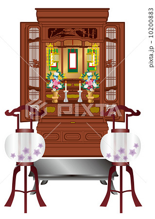 仏壇のイラスト 10200883