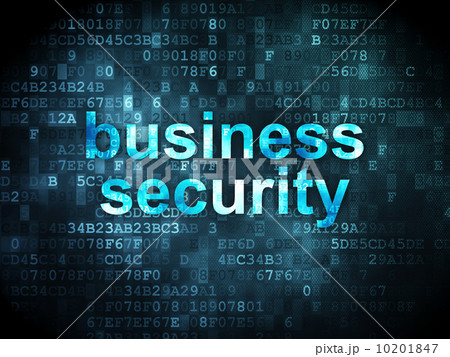 Privacy concept: Business Security on digital background 10201847