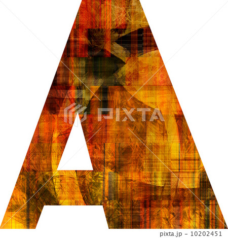 art painted alphabet, colorful font drawn with colored pencils, 10202451