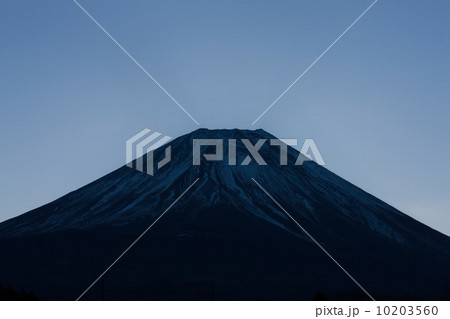 朝霧高原からの富士山 10203560