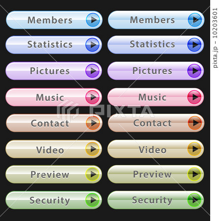 Web design buttons collection 10203601