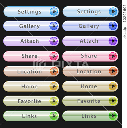 Web design buttons collection 10203603