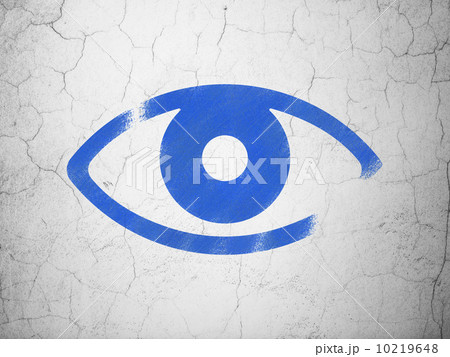 Safety concept: Eye on wall background Safety concept: Eye on wall background 10219648