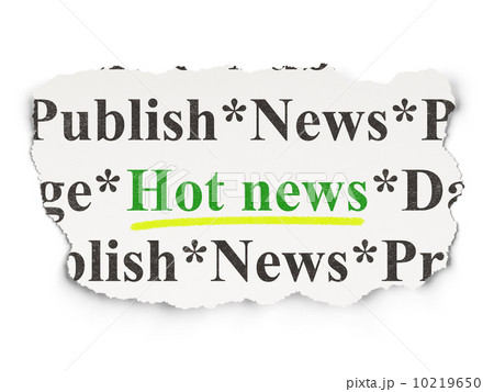 News concept: Hot News on Paper background 10219650