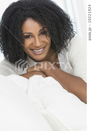 Beautiful Smiling Laughing African American Woman 10221924