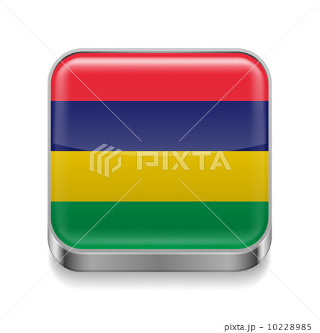 Metal icon of Mauritius Metal icon of Mauritius 10228985