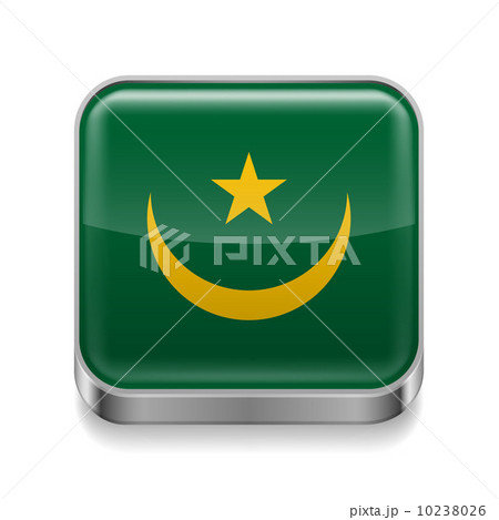 Metal  icon of Mauritania 10238026
