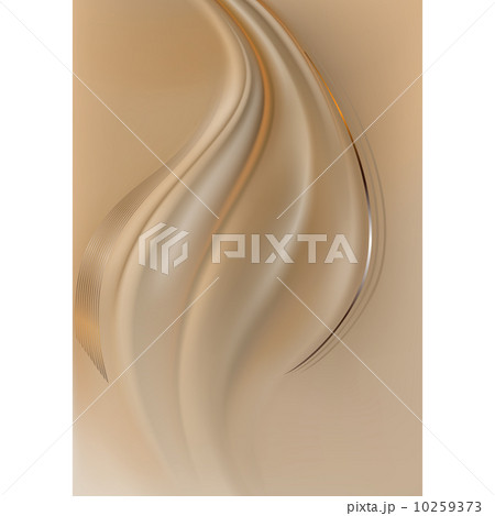 Orange and silver curved lines on light brown mesh background  10259373