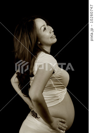 Happy pregnant lady 10260747