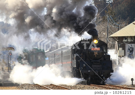真岡鐵道「SLもおか号市塙駅発車」猛煙とドレンに包まれて 真岡鐵道「SLもおか号市塙駅発車」猛煙とドレンに包まれて 10261215