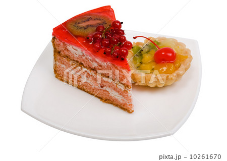 Sweet cakes with fruit Sweet cakes with fruit 10261670