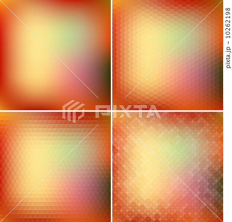 Retro colorful backgrounds collection 10262198