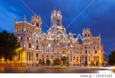 Palace of Communication in summer dusk. Madrid 10263183