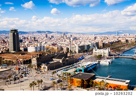 Barcelona city from port side 10263202