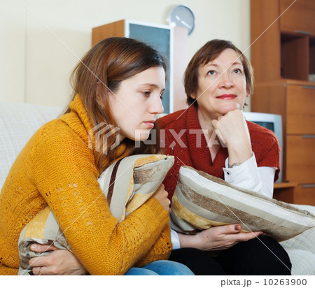 mature mother and crying adult daughter mature mother and crying adult daughter 10263900