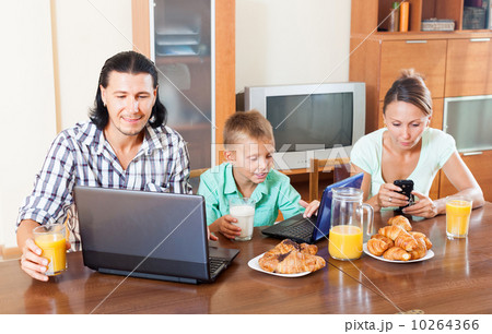 Ordinary couple with teenager son 10264366