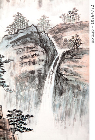 traditional Chinese painting , landscape 10264722