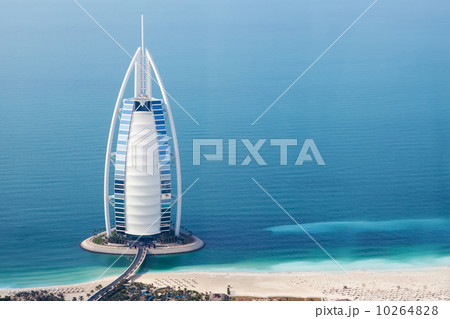 Dubai, UAE. Burj Al Arab from above Dubai, UAE. Burj Al Arab from above 10264828