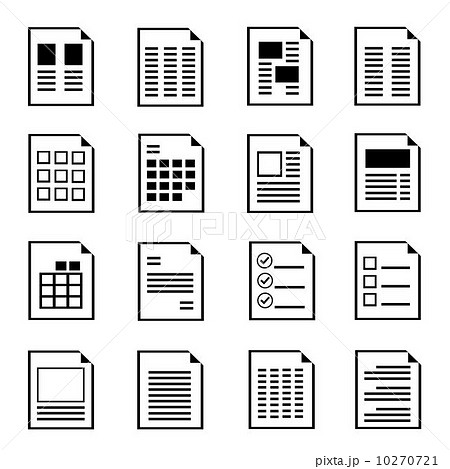 document form icons  10270721