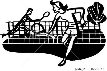 Couple Playing Tennis 10270943