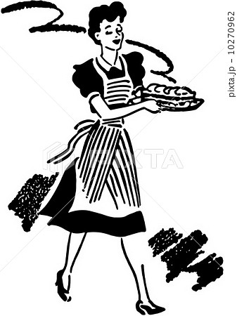 Waitress Serving Food 10270962