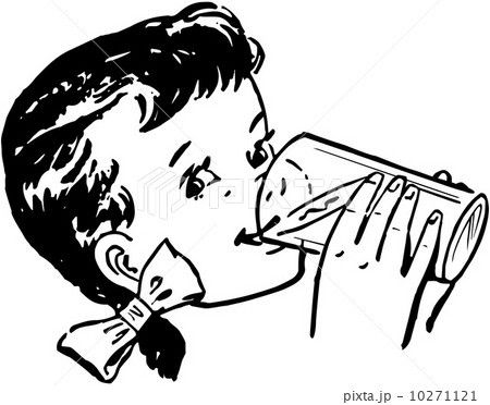 Girl Drinking Milk 10271121