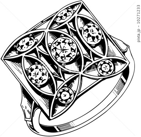 Square Set 5 Diamond Ring 10271233