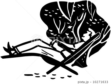 Man Relaxing In A Chaise 10271633