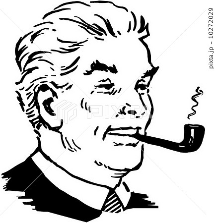Man Smoking Pipe 10272029
