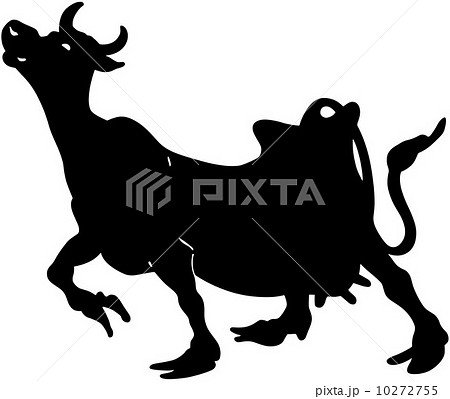 Moo Cow Silhouetteのイラスト素材