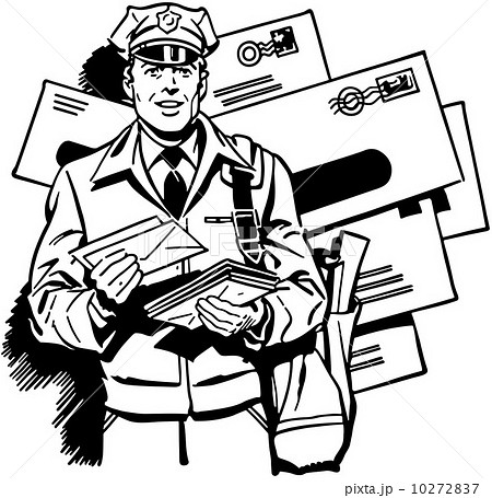 Postman Delivering Mail 10272837