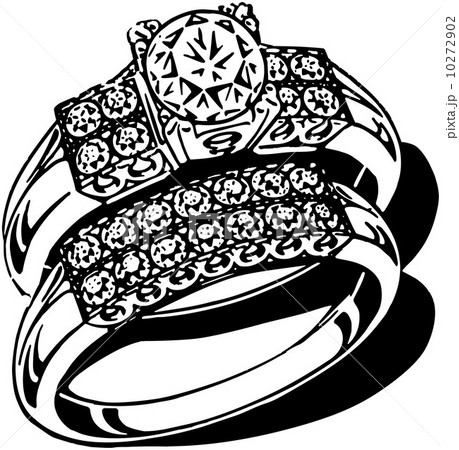 Opulent Wedding Ring Set 10272902