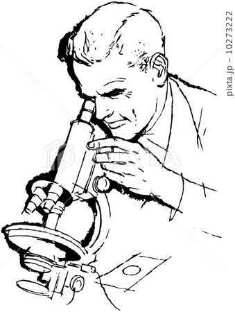 Scientist And Microscope 10273222