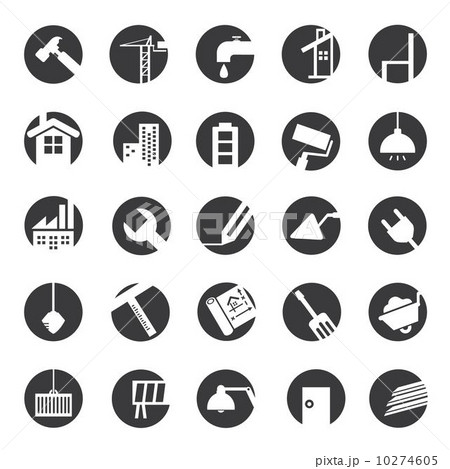 architect and construction icons architect and construction icons 10274605