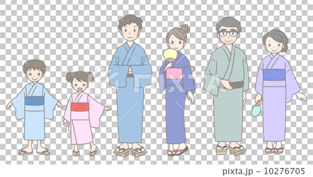 各種年齡段的浴衣（純色） 10276705