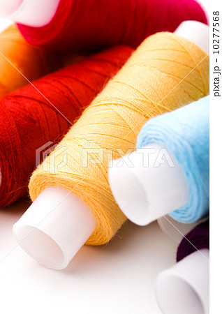 Assortment of multicoloured threads Assortment of multicoloured threads 10277568