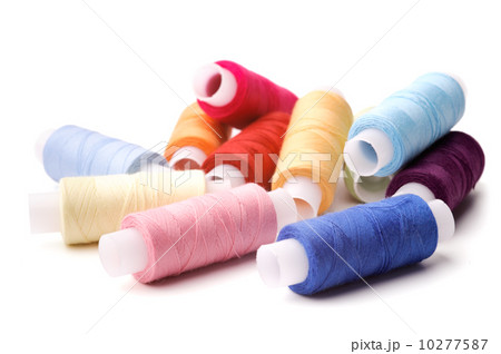 Assortment of multicoloured threads 10277587