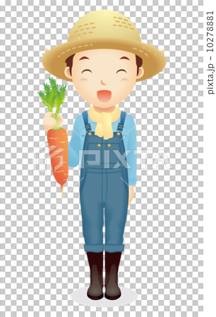 Male illustration of a straw hat Male illustration of a straw hat 10278881