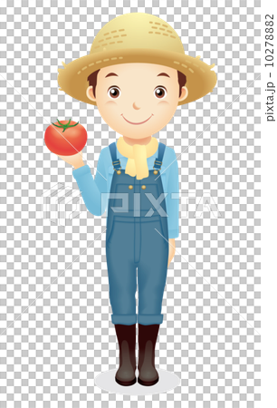 Male illustration of a straw hat Male illustration of a straw hat 10278882