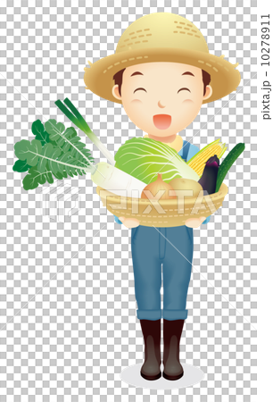 Male illustration of a straw hat Male illustration of a straw hat 10278911