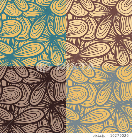 Seamless abstract hand-drawn texture 10279026