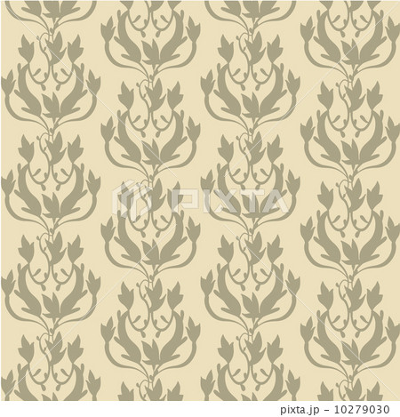 beige floral wallpaper 10279030