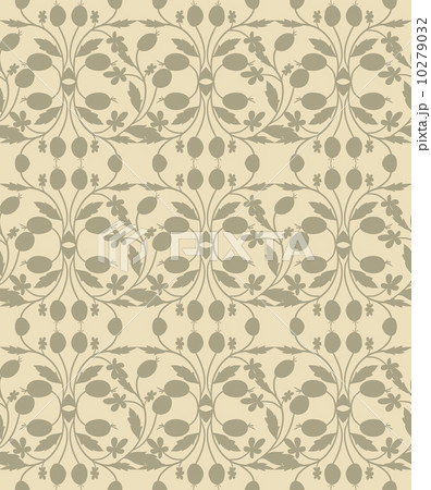 beige floral wallpaper 10279032