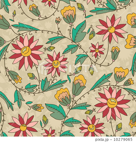 Seamless texture with flowers 10279065