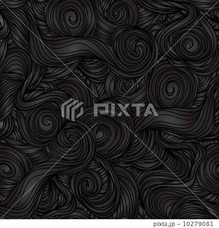 Seamless dark wave hand-drawn pattern 10279081
