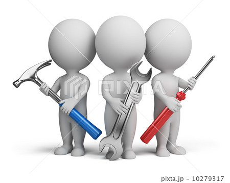 3d small people - repairers 10279317