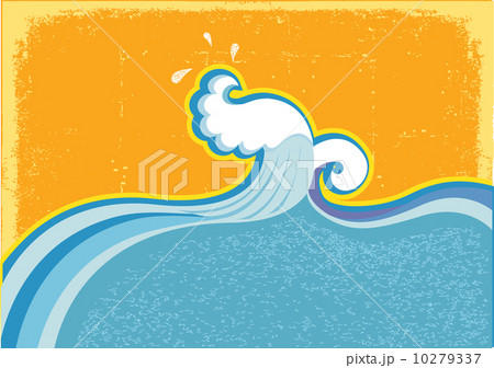 Wave in ocean.Water nature seascape.Symbol abstract 10279337