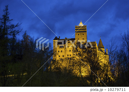 ルーマニアのブラン城 Bran Castle In Romaniaの写真素材